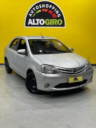 TOYOTA ETIOS 1.5 XS SEDAN 16V FLEX 4P MANUAL TOYOTA ETIOS 1.5 XS SEDAN 16V FLEX 4P MANUAL